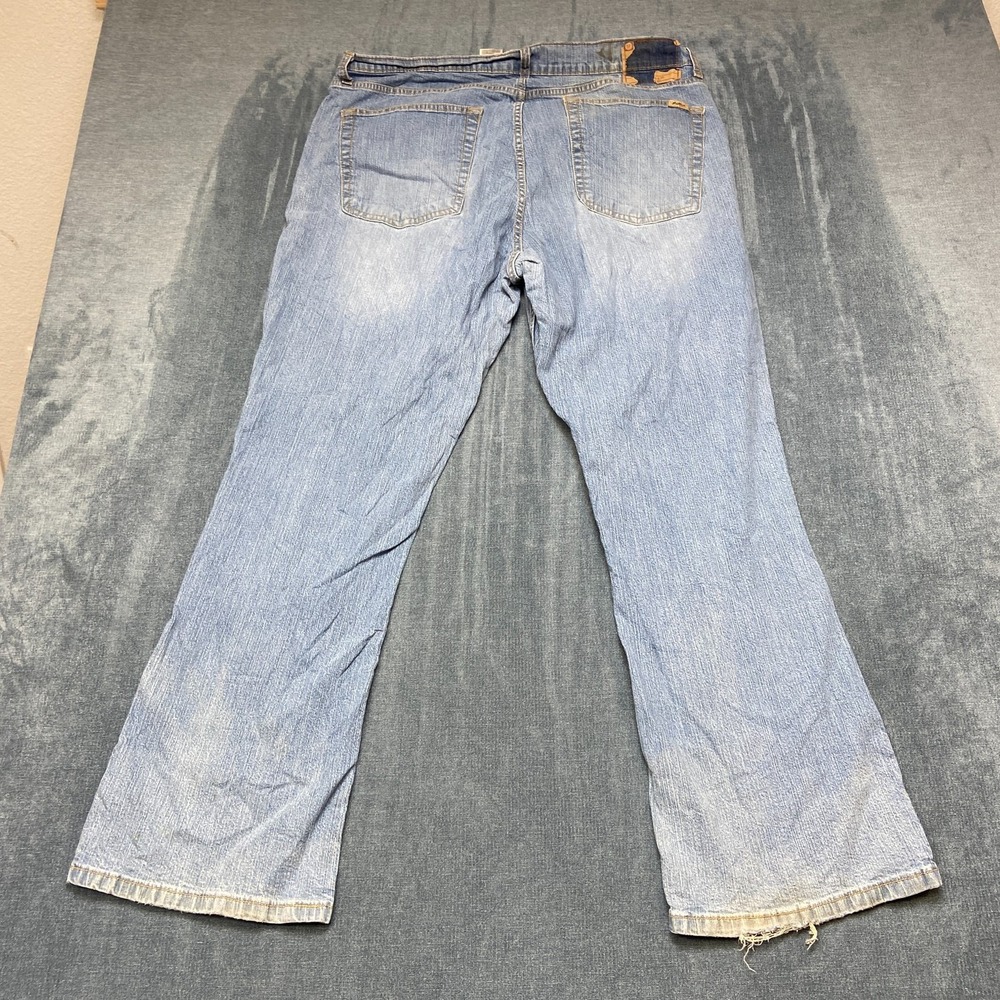 Levi's Signature Bootcut Jeans Womens 20WM 36x29 Blue Cotton Stretch Mid Rise